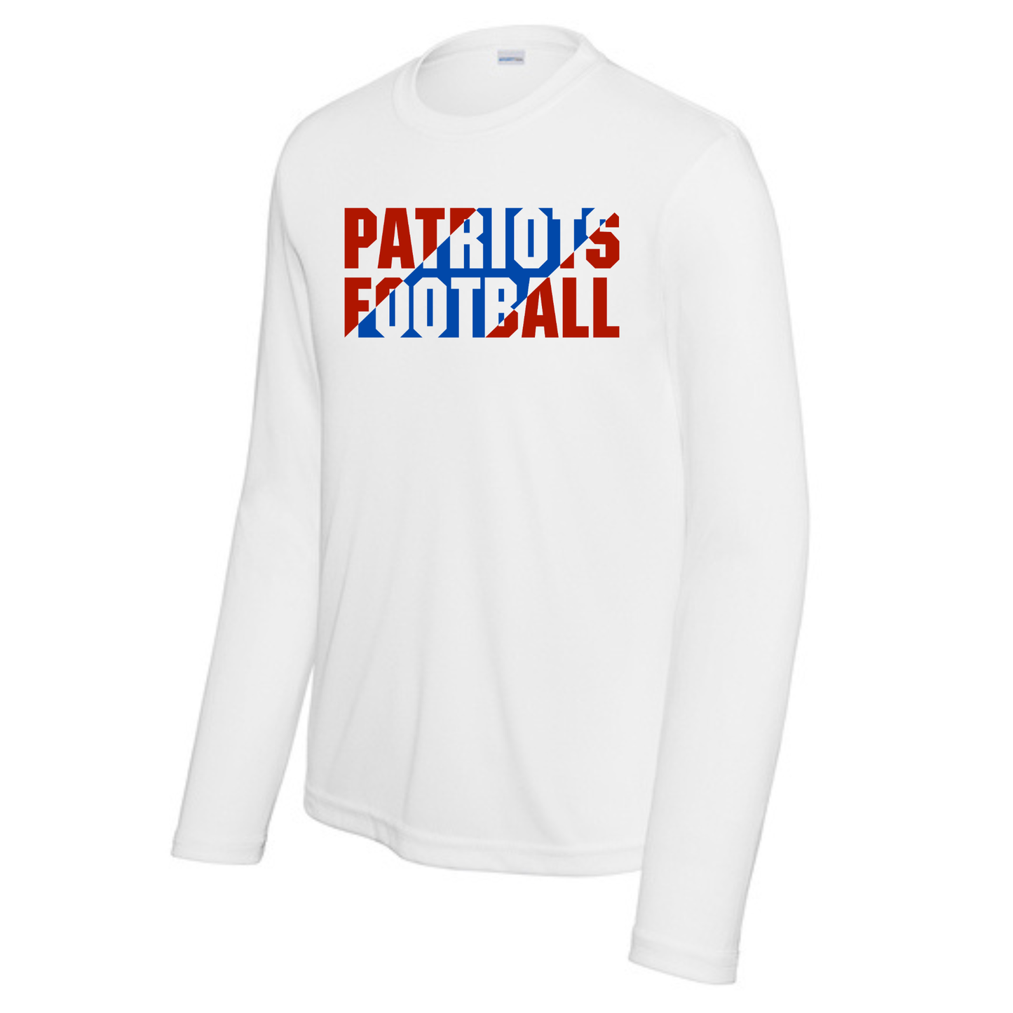 Patriots Football Slant Long Sleeve