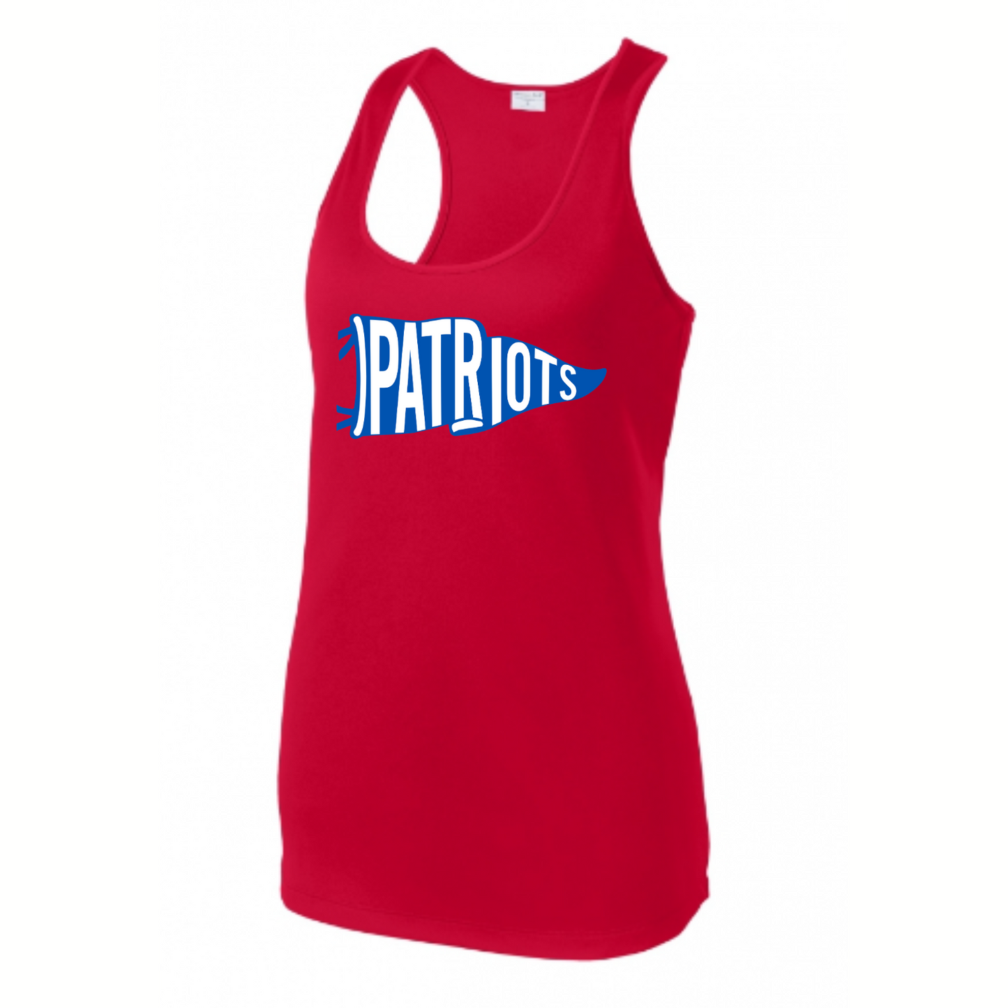 Patriots Pennant Flag Tank Adult