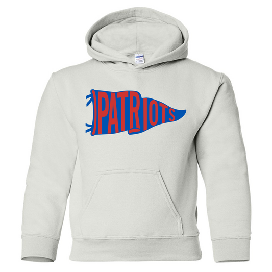 Patriots Pennant Flag Cotton Hoodie