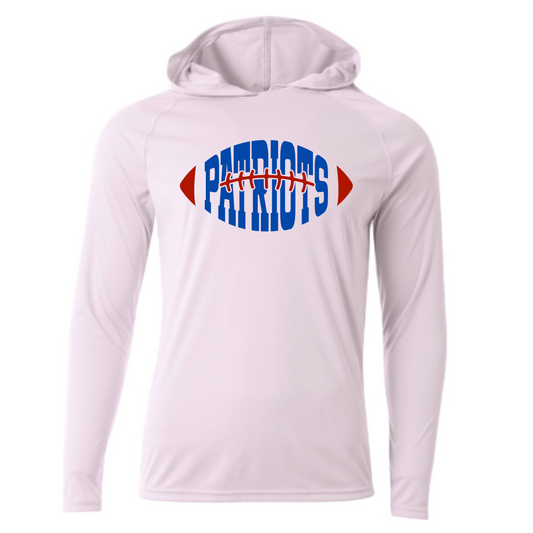 Patriots Football Driwick Long Sleeve Hooded Shirt