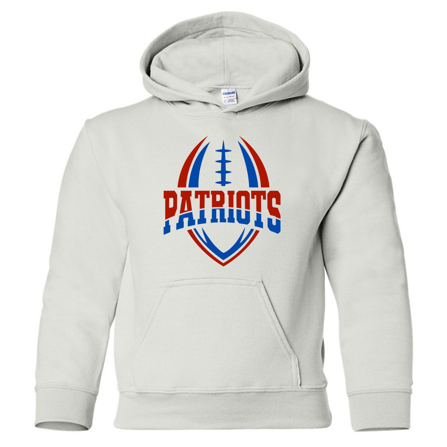 Patriots Split Football Cotton Hoodie