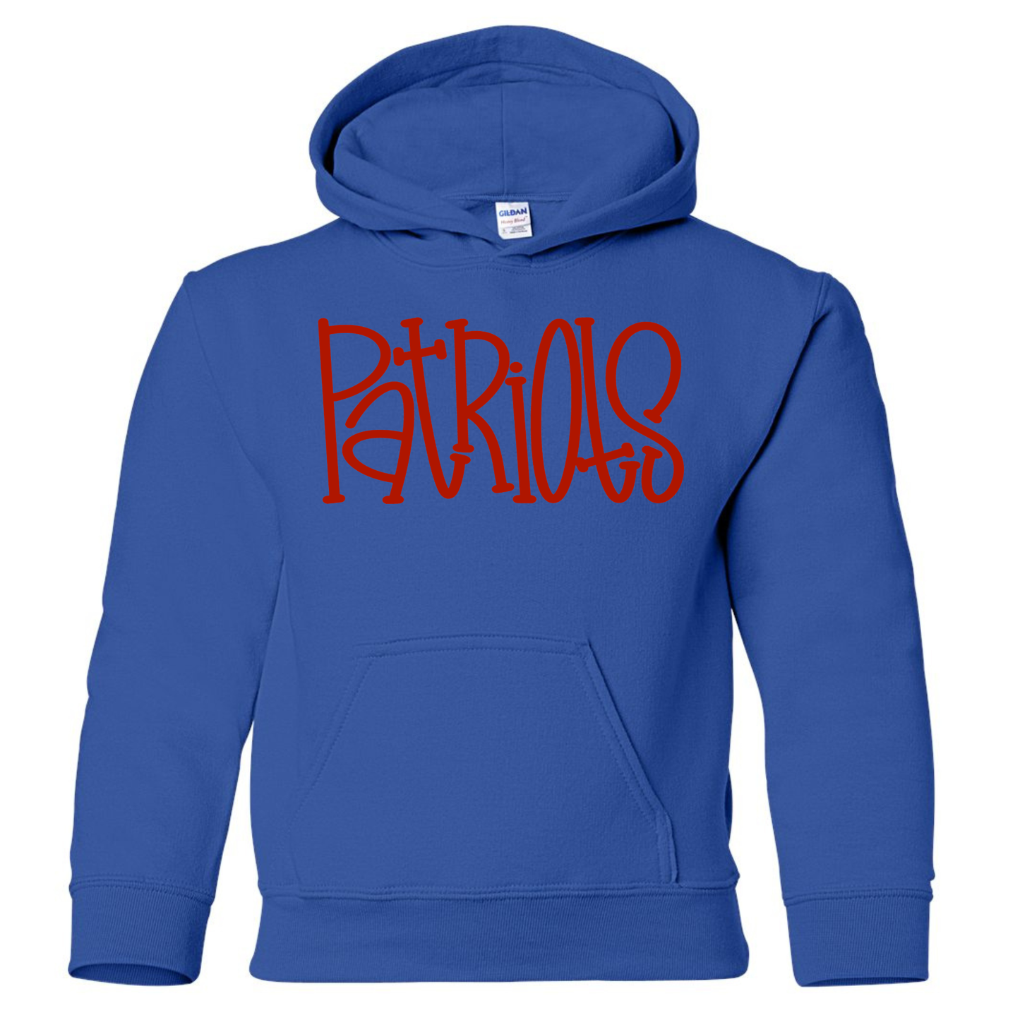 Patriots Hand Drawn Cotton Hoodie