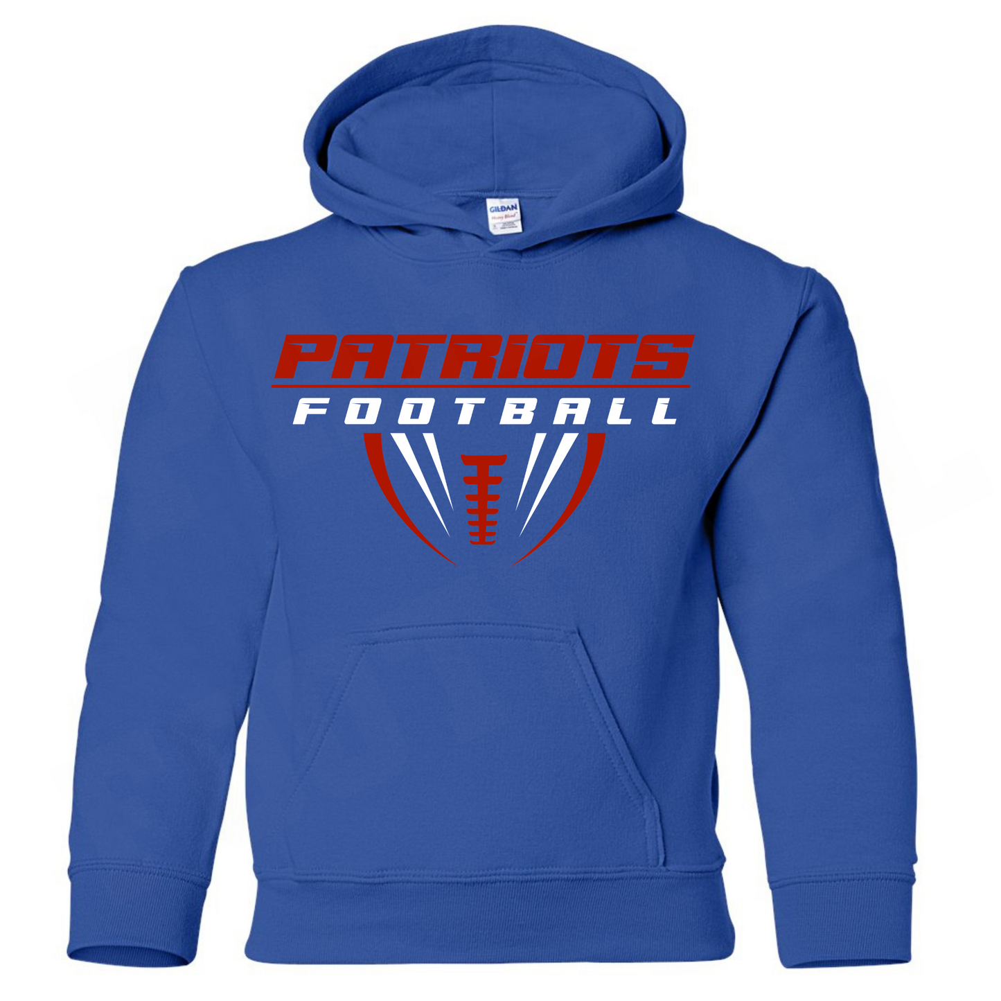 Patriots Half Football Cotton Hoodie