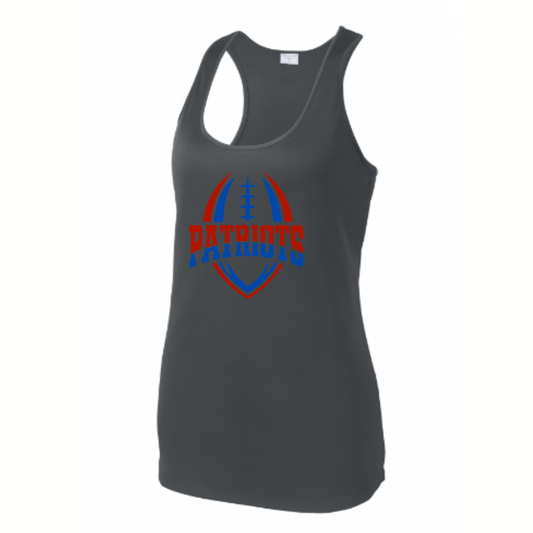 Patriots Split Football Tank Adult