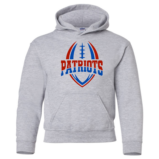 Patriots Split Football Cotton Hoodie