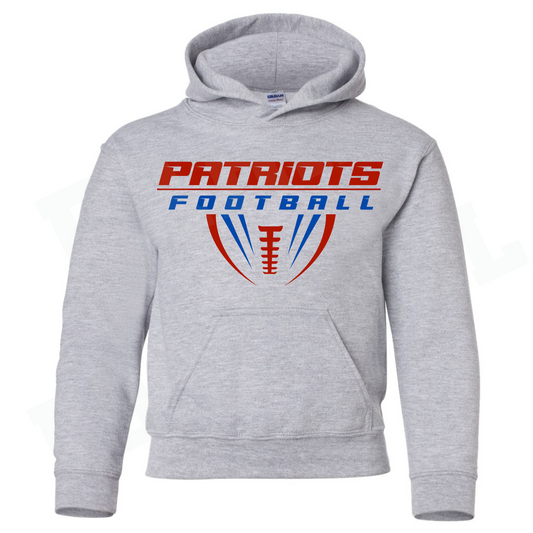 Patriots Half Football Cotton Hoodie