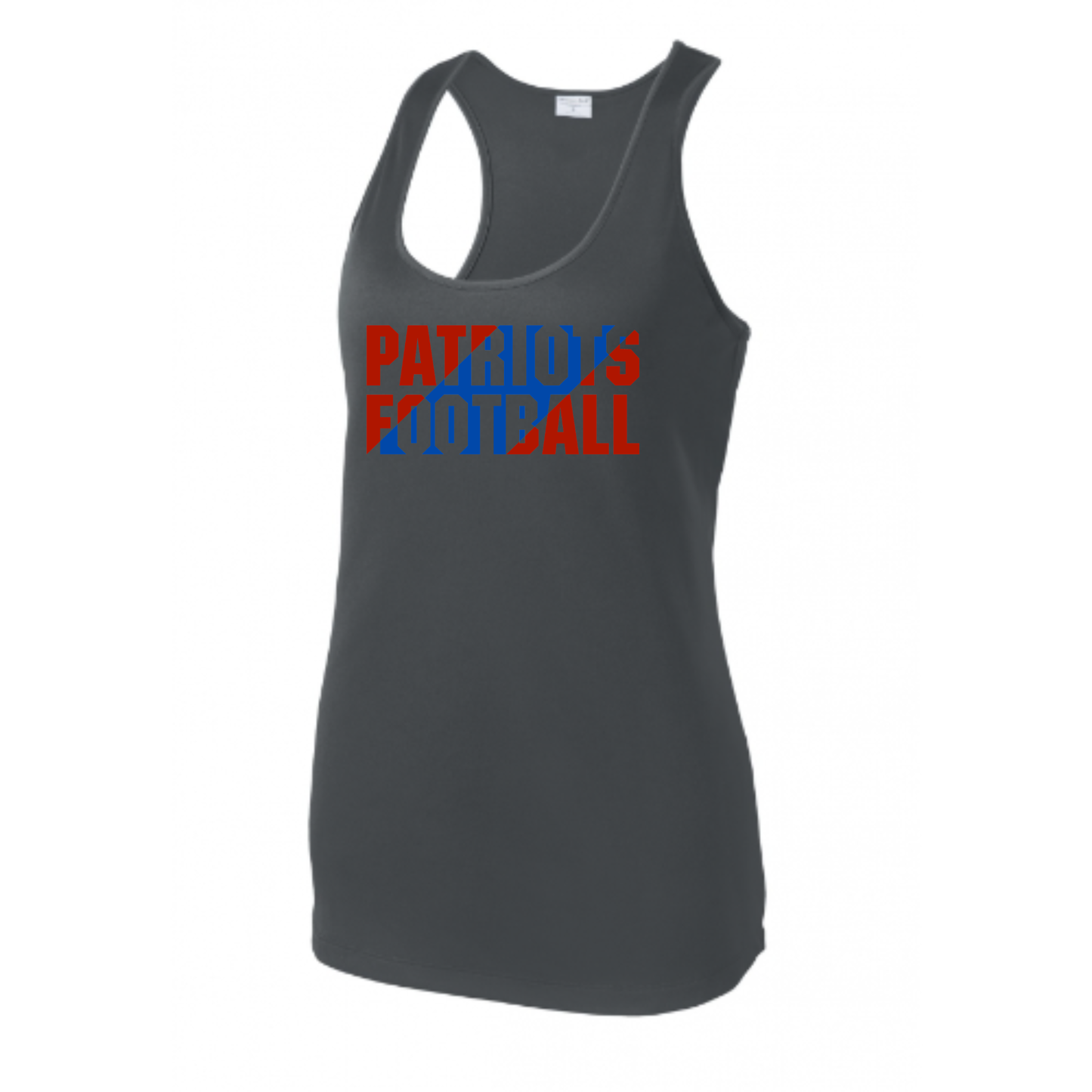 Patriots Football Slant Tank Adult
