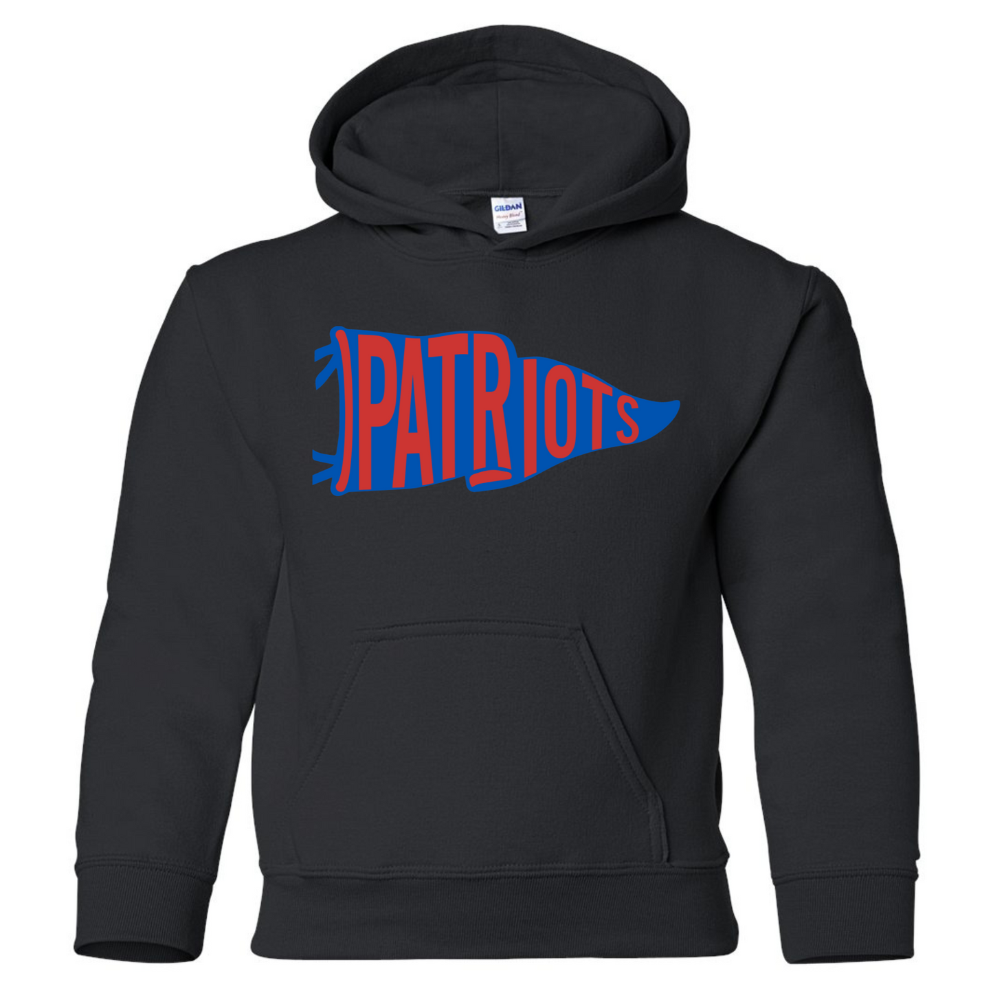 Patriots Pennant Flag Cotton Hoodie