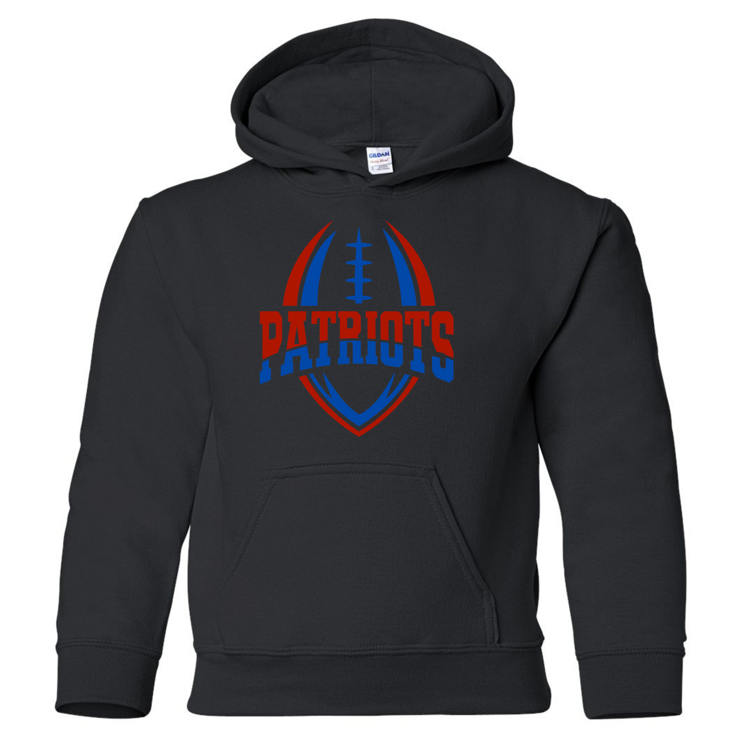 Patriots Split Football Cotton Hoodie