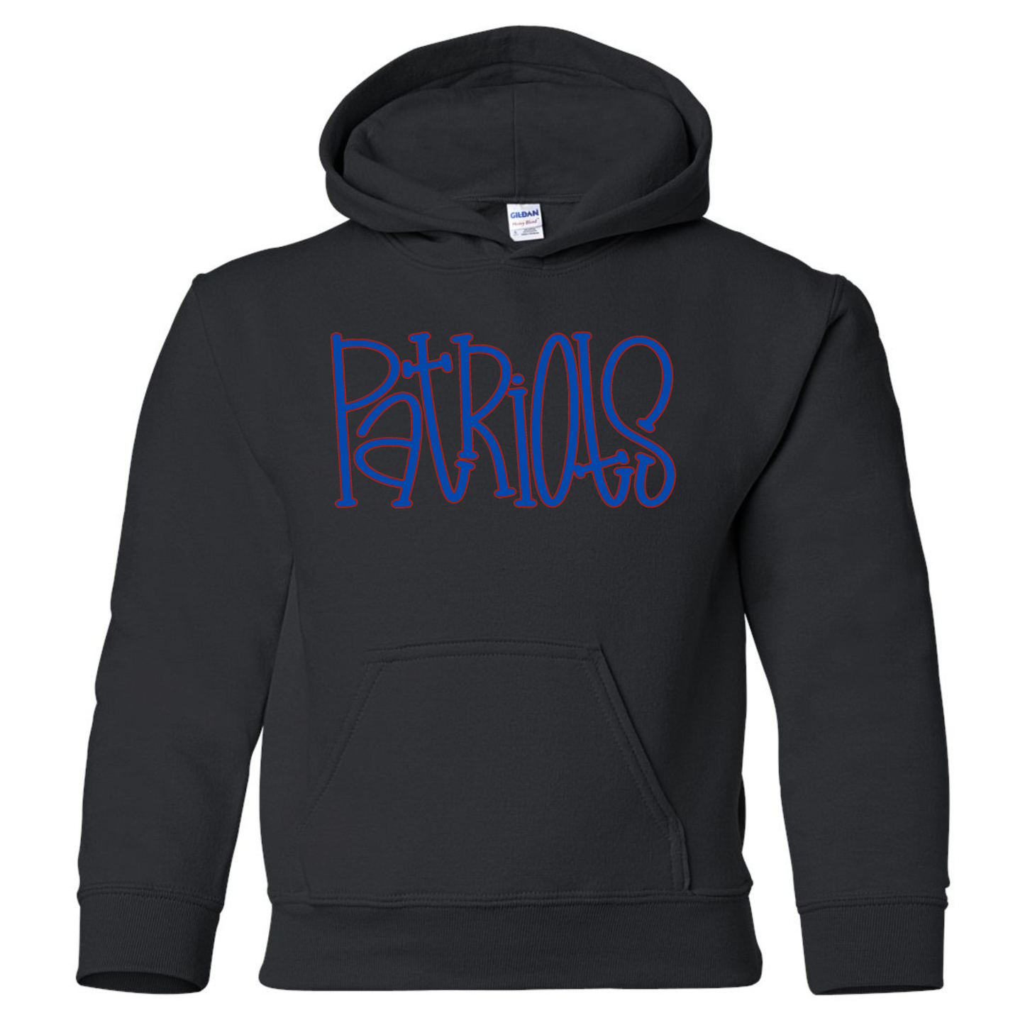 Patriots Hand Drawn Cotton Hoodie