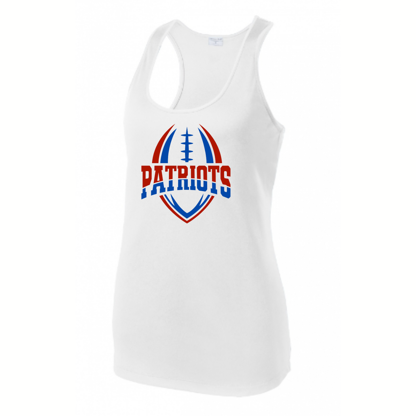 Patriots Split Football Tank Adult