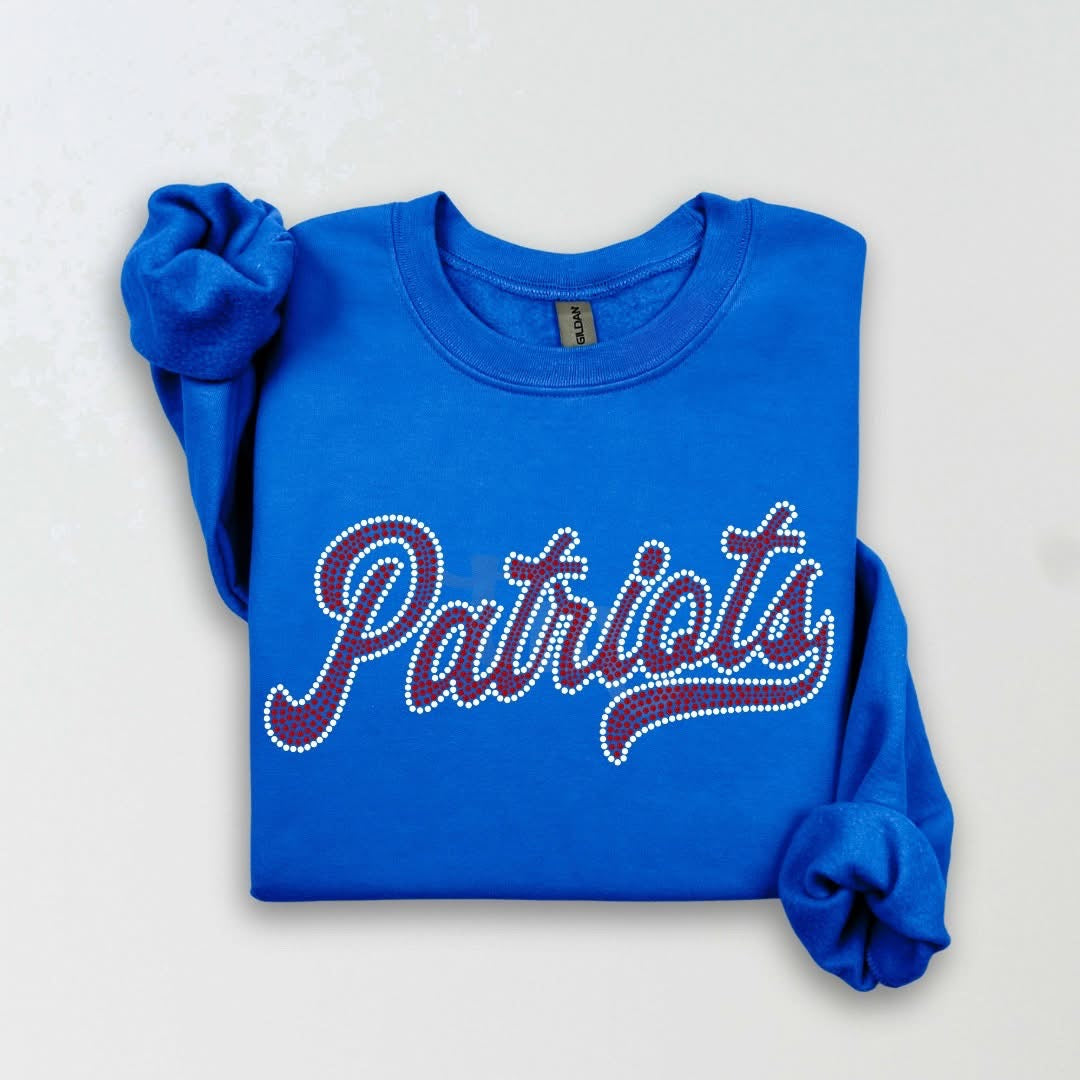 Patriots Script Bling Youth
