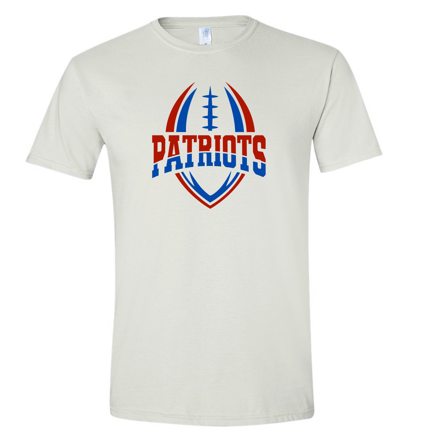 Patriots Split Football Cotton T-Shirt