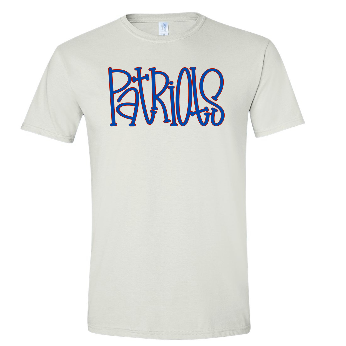 Patriots Hand Drawn Short Sleeve T-Shirt