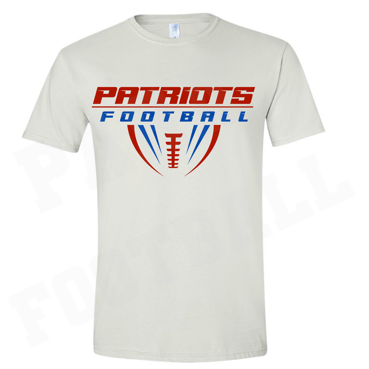 Patriots Half Football Cotton T-Shirt