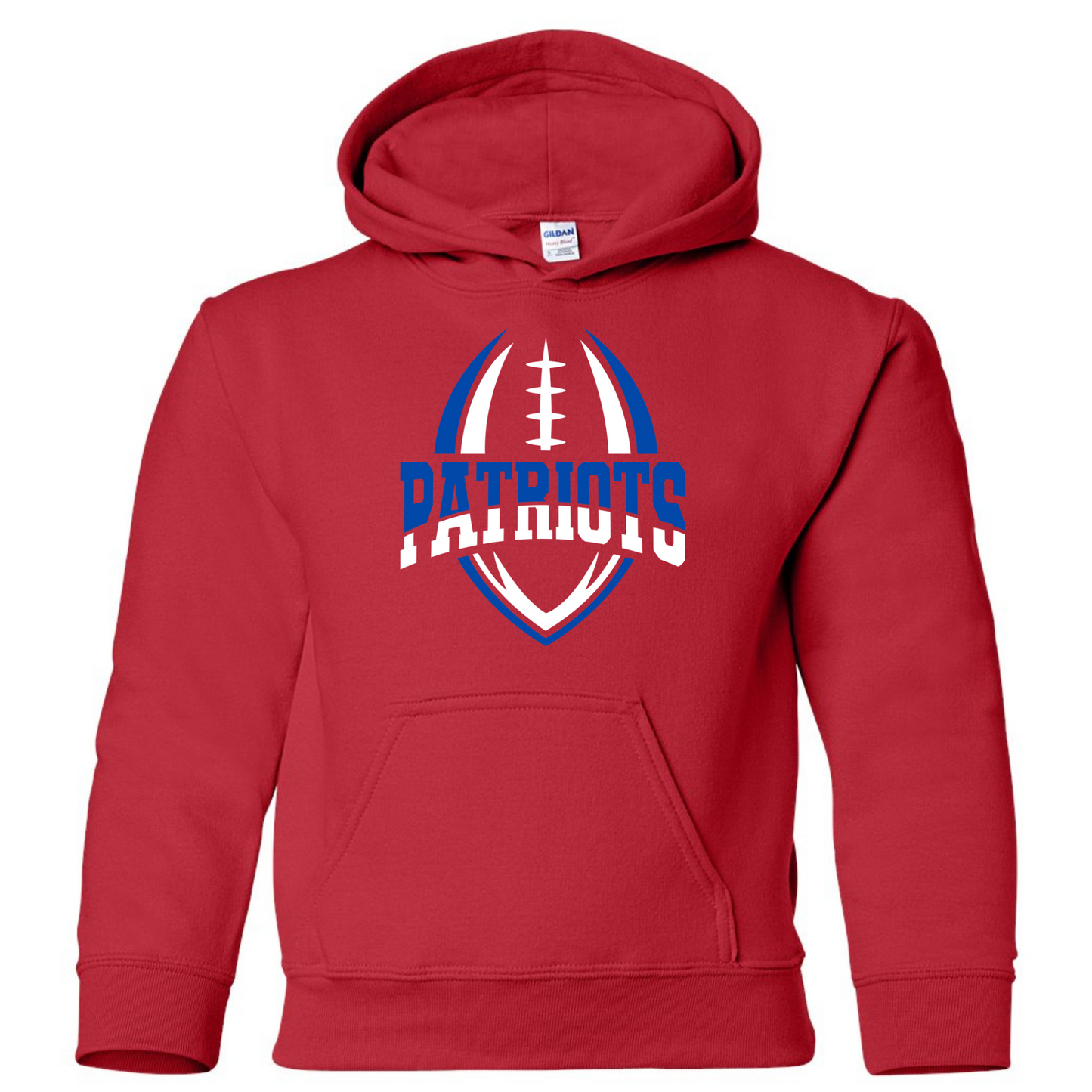 Patriots Split Football Cotton Hoodie