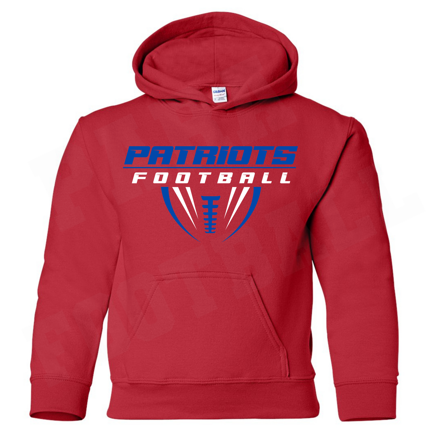 Patriots Half Football Cotton Hoodie