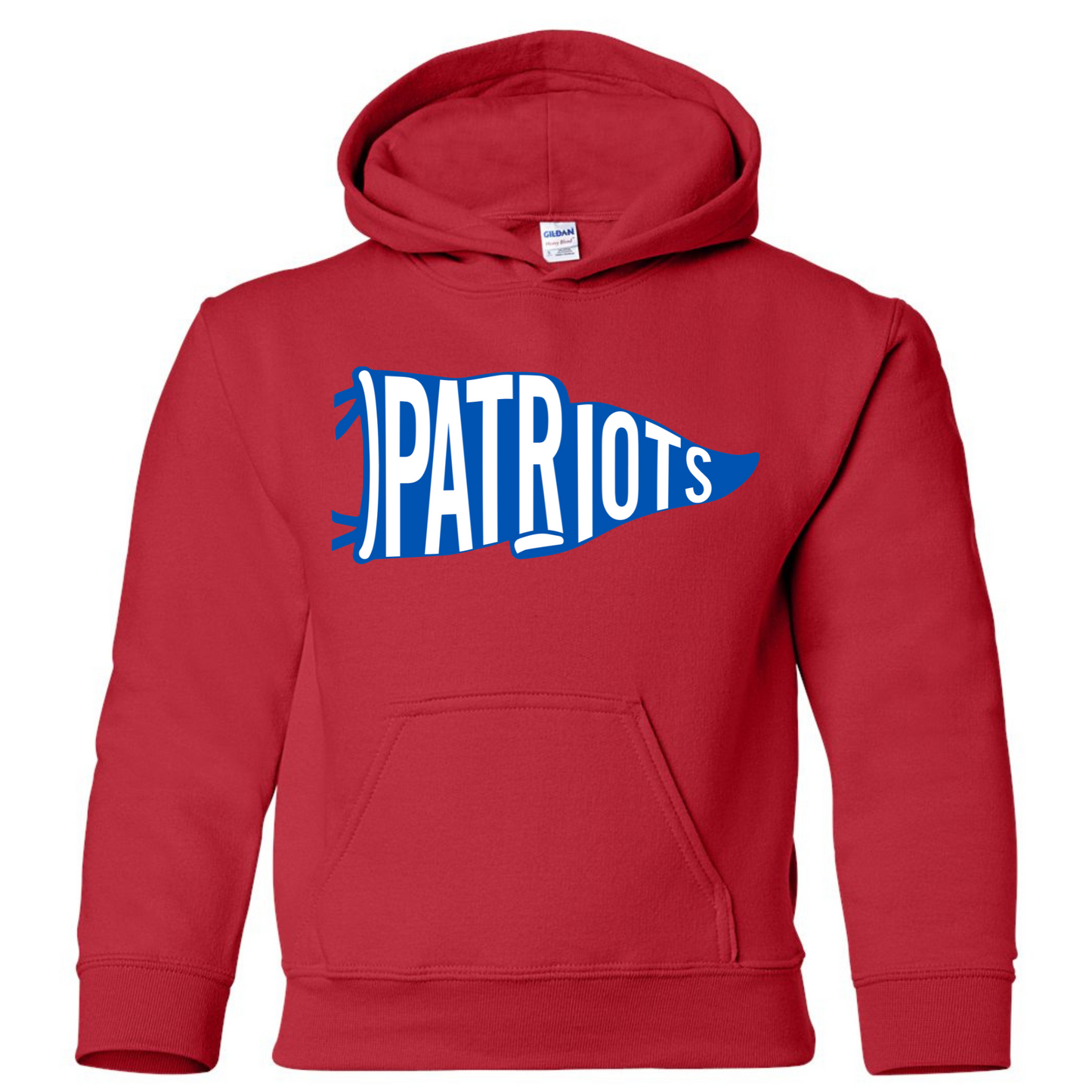 Patriots Pennant Flag Cotton Hoodie