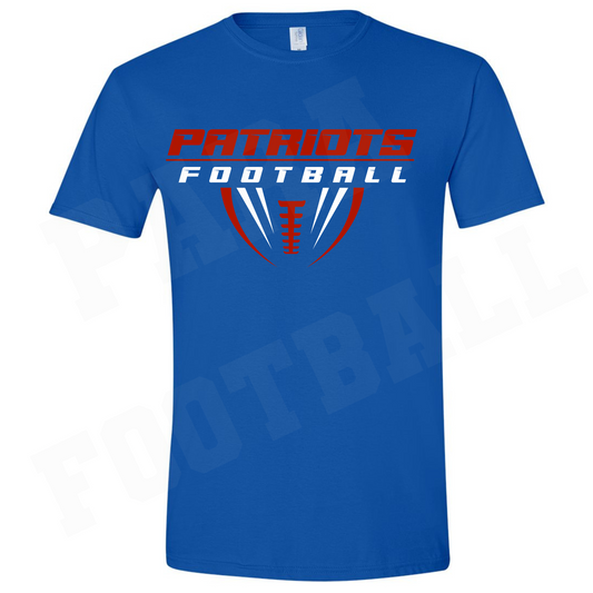 Patriots Half Football Cotton T-Shirt