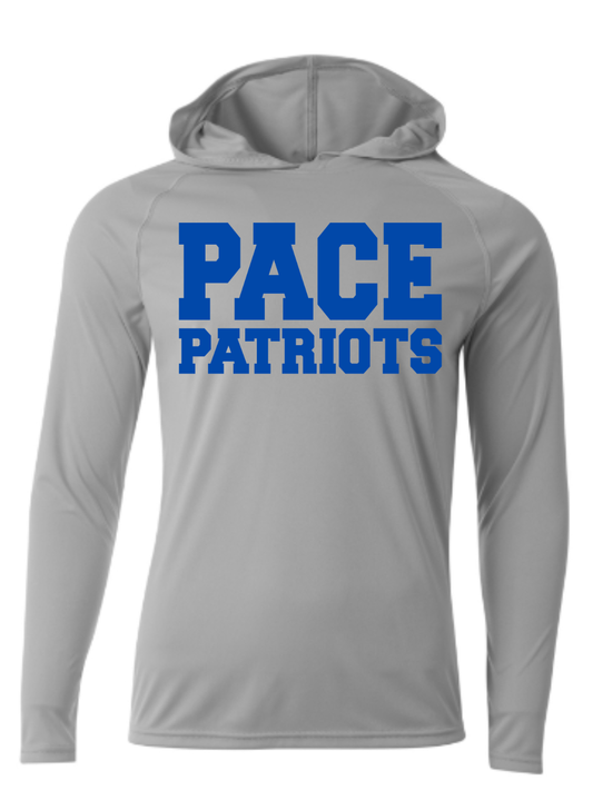 Pace Patriots Long Sleeve Hooded Shirt
