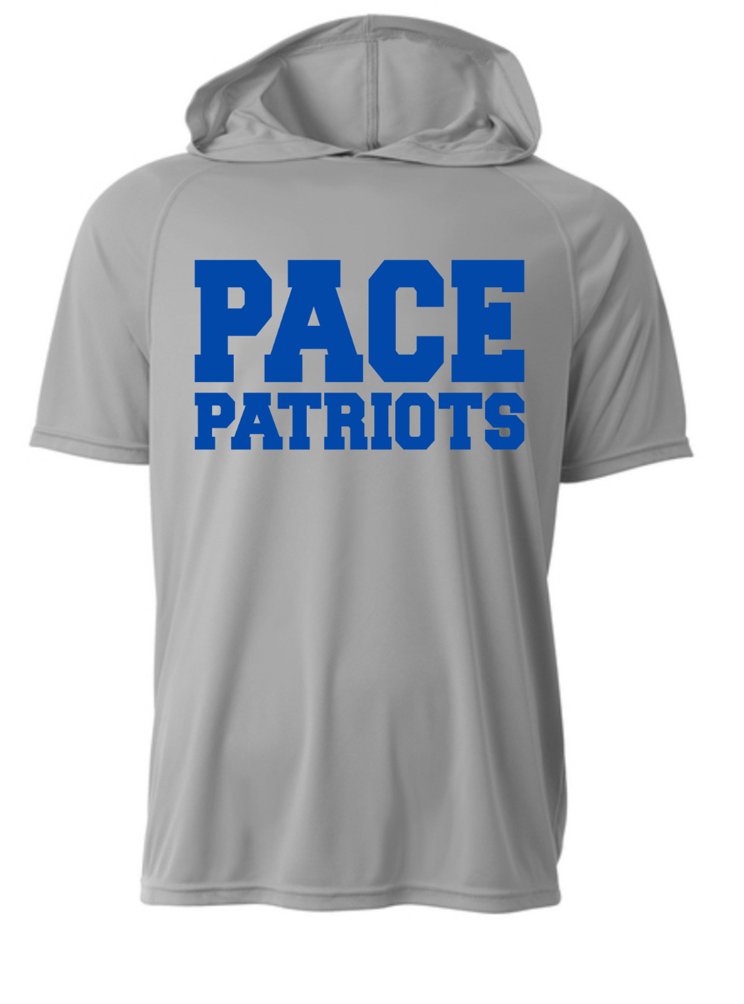 Pace Patriots Short Sleeve Hooded Shirt