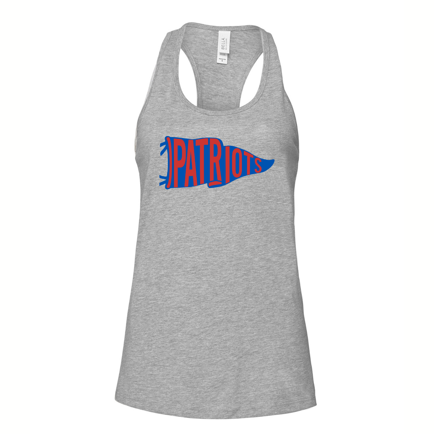 Patriots Pennant Flag Tank Adult
