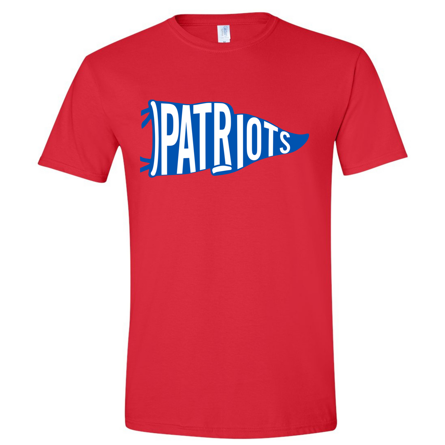 Patriots Pennant Flag Cotton T-Shirt