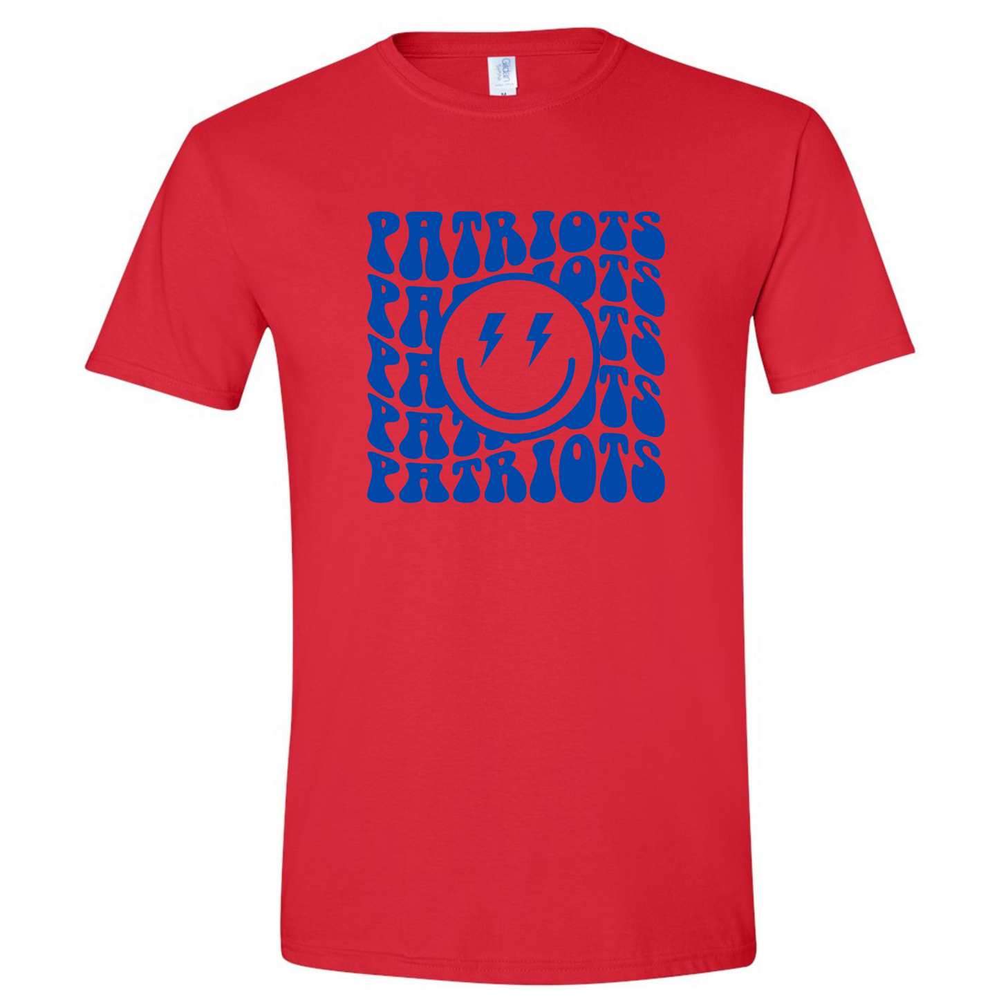 Patriots Retro Wavy Cotton T-Shirt