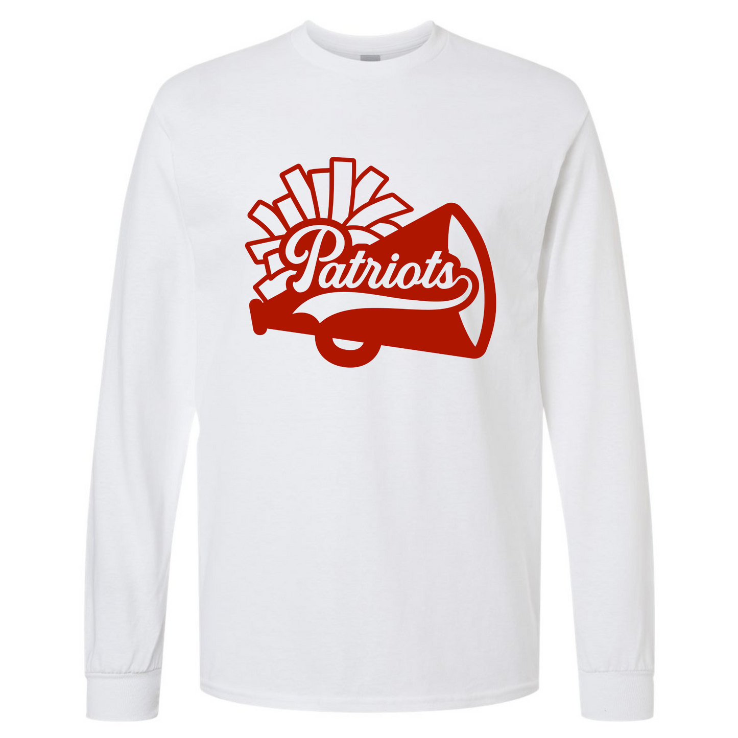Patriots Cheer Pom + Megaphone Cotton Long Sleeve