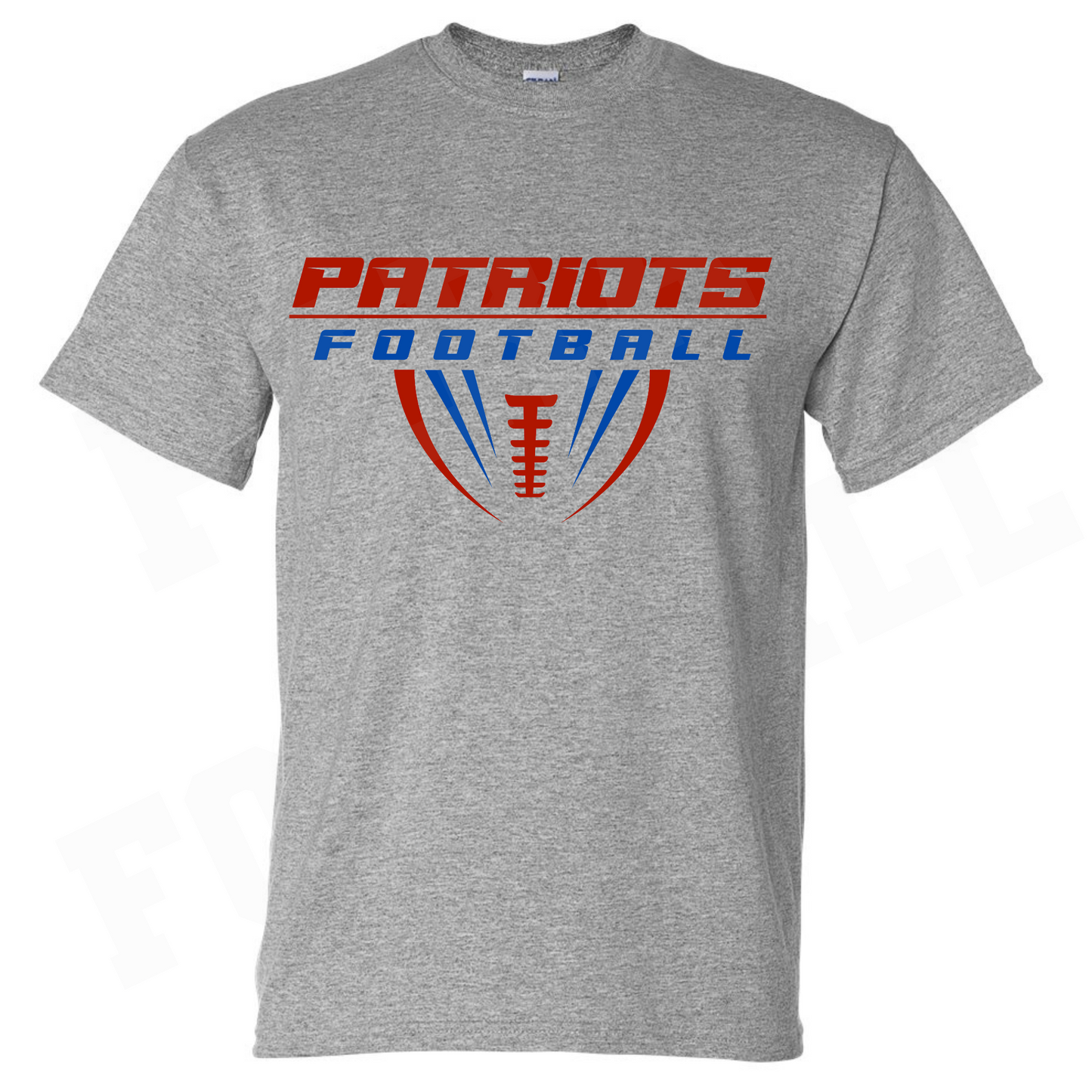 Patriots Half Football Cotton T-Shirt