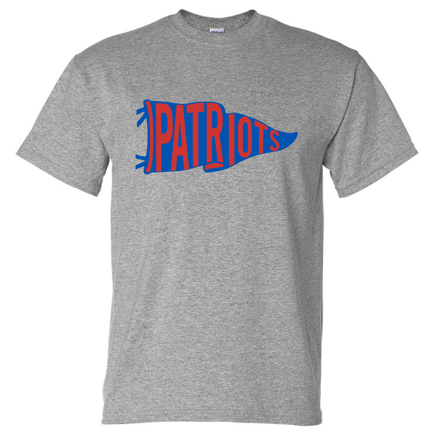 Patriots Pennant Flag Cotton T-Shirt