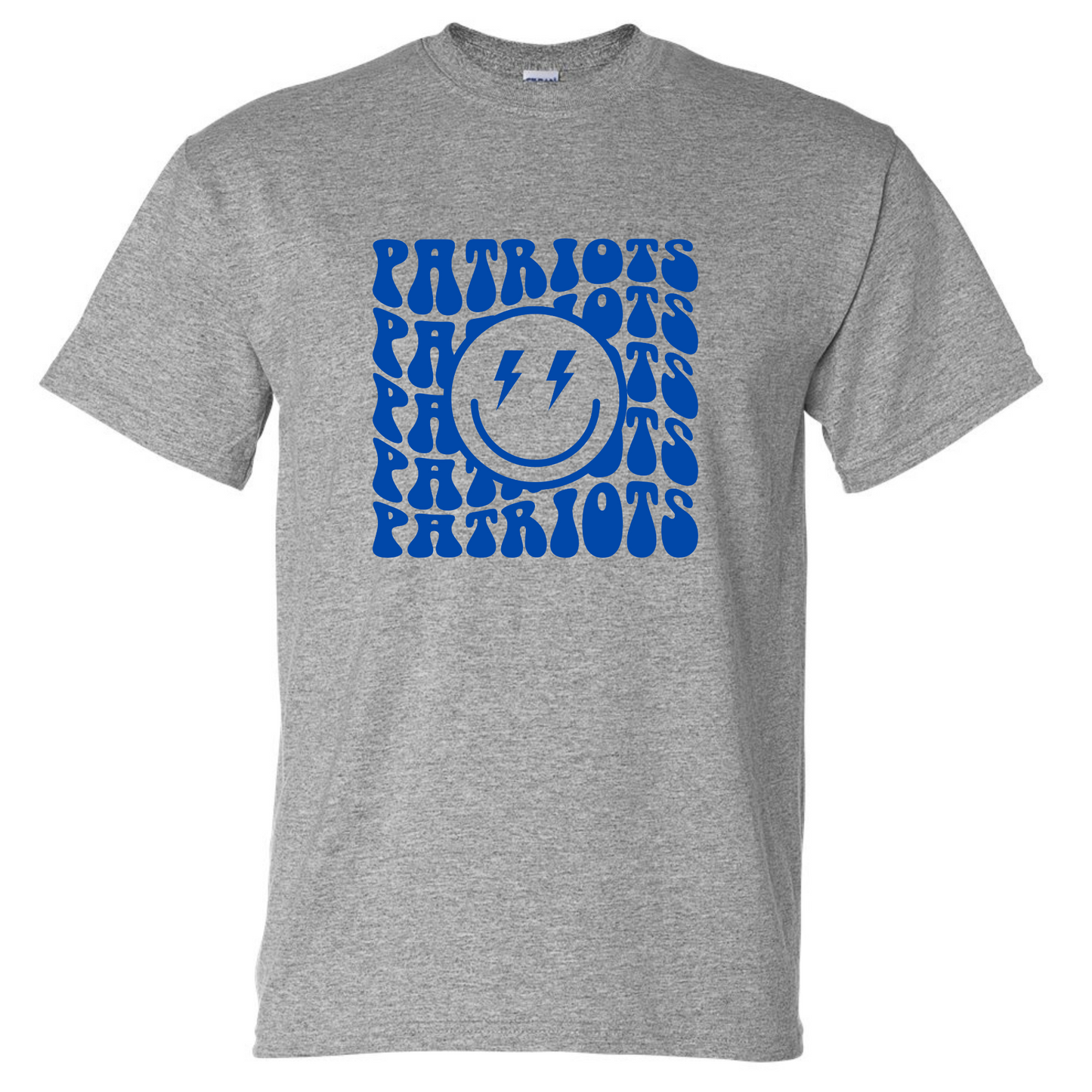 Patriots Retro Wavy Cotton T-Shirt
