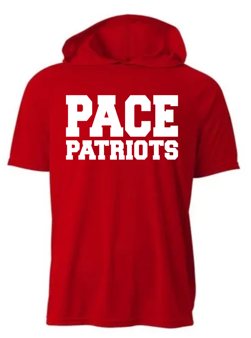 Pace Patriots Short Sleeve Hooded Shirt