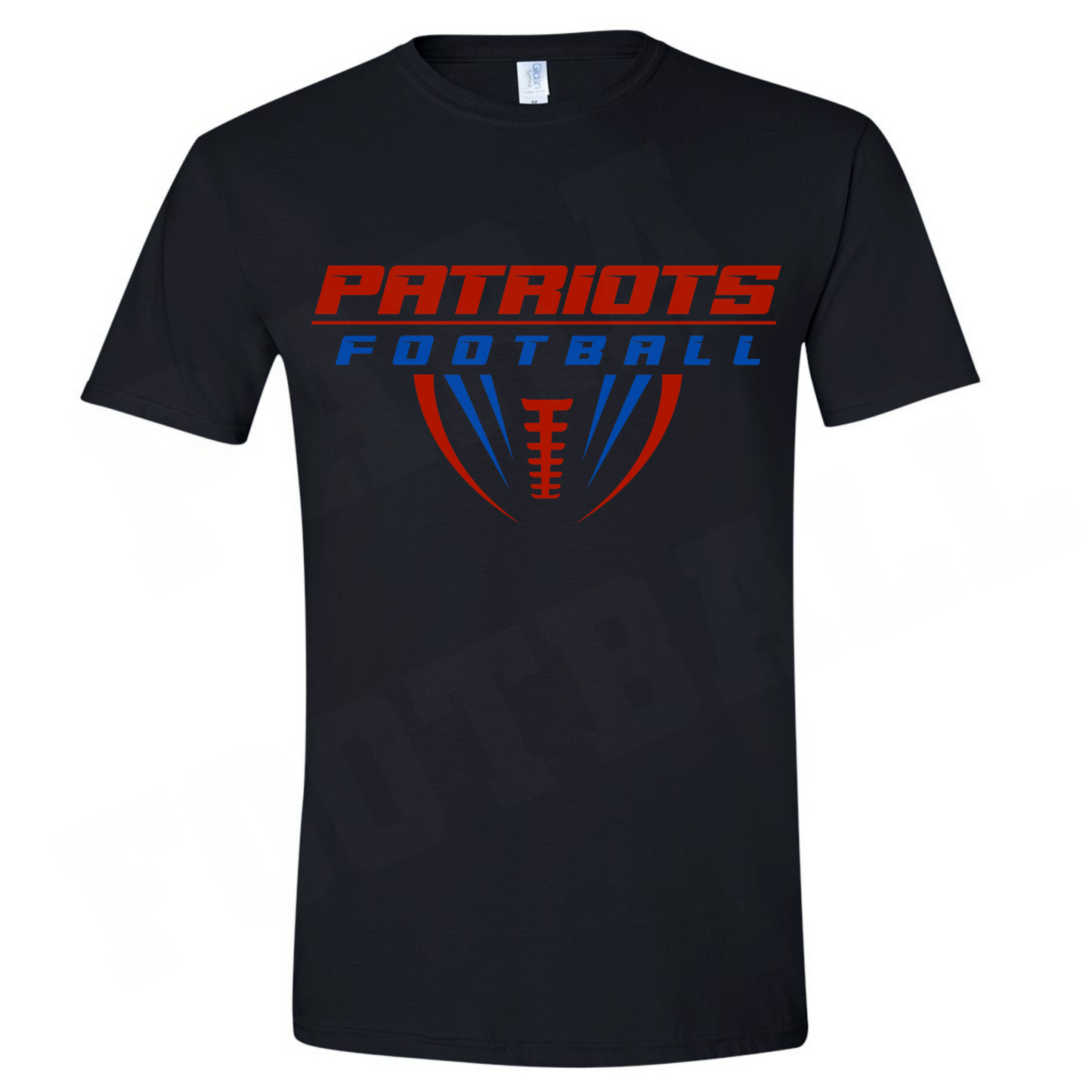 Patriots Half Football Cotton T-Shirt