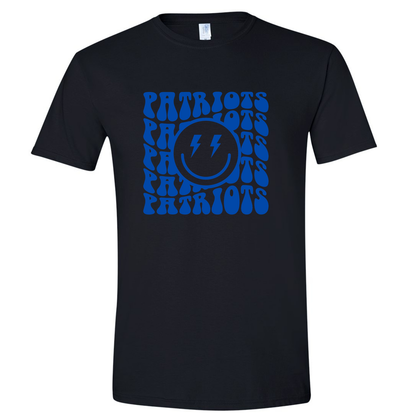 Patriots Retro Wavy Cotton T-Shirt