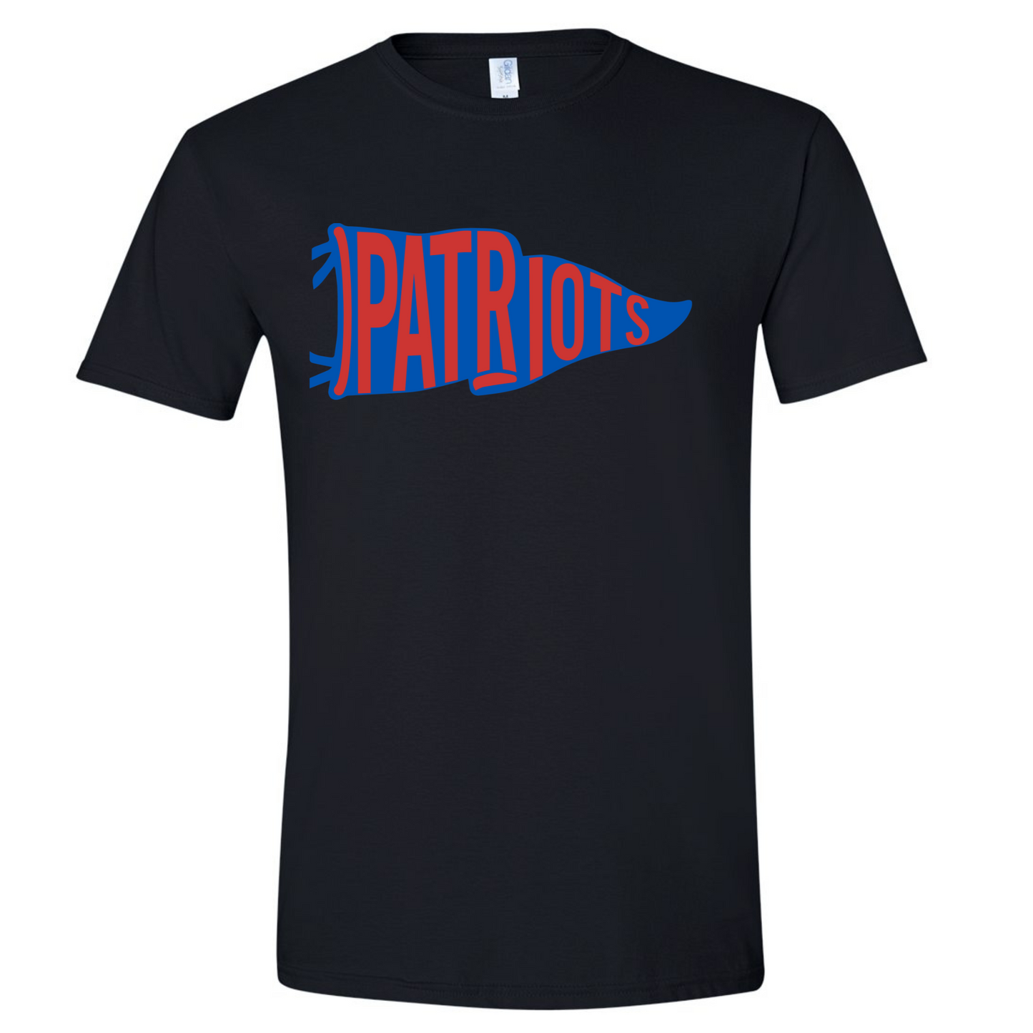 Patriots Pennant Flag Cotton T-Shirt