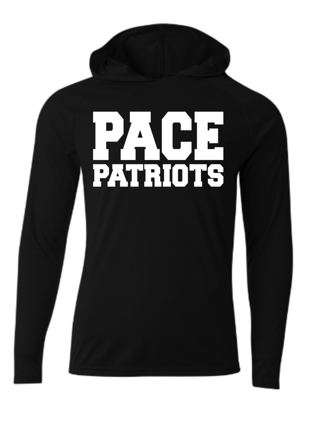 Pace Patriots Long Sleeve Hooded Shirt