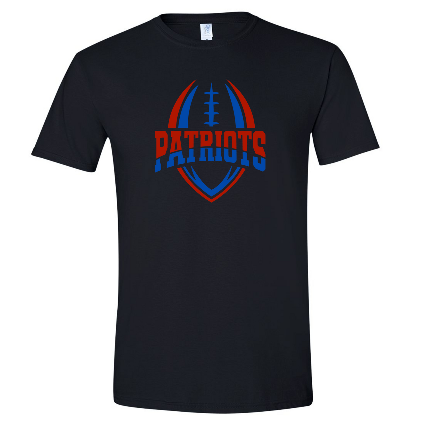 Patriots Split Football Cotton T-Shirt