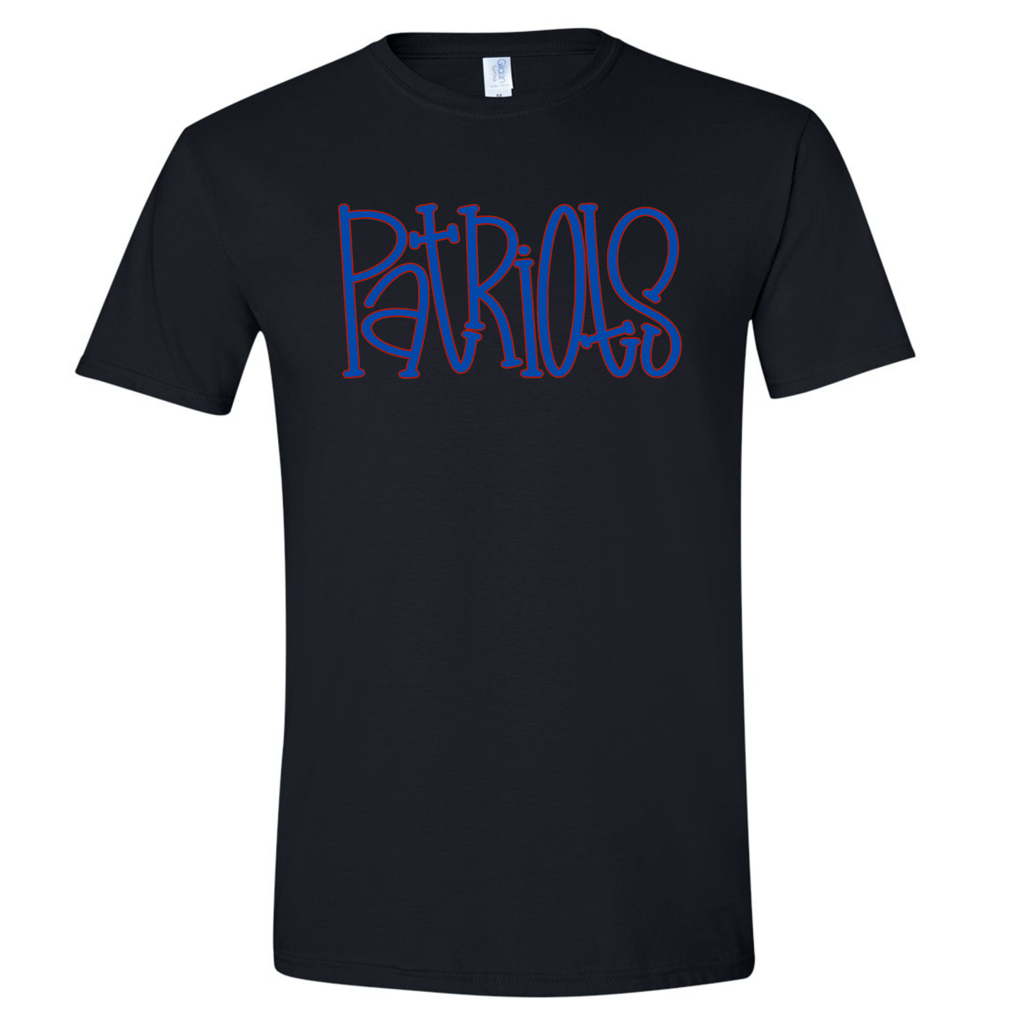 Patriots Hand Drawn Short Sleeve T-Shirt