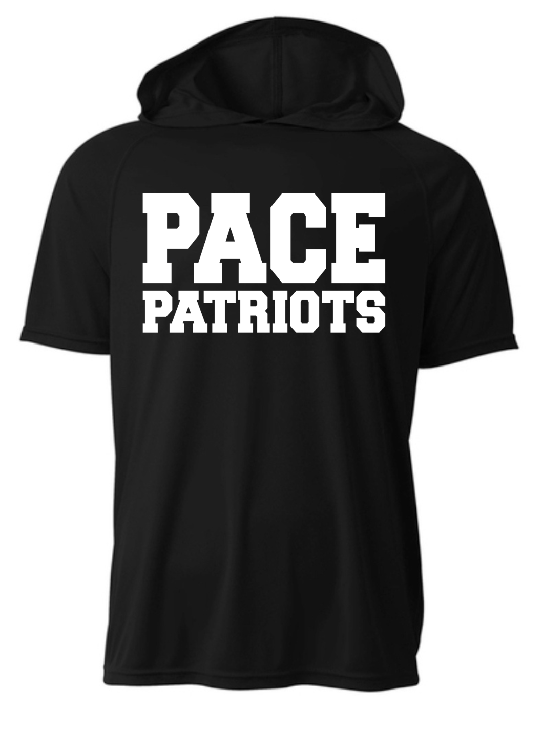 Pace Patriots Short Sleeve Hooded Shirt