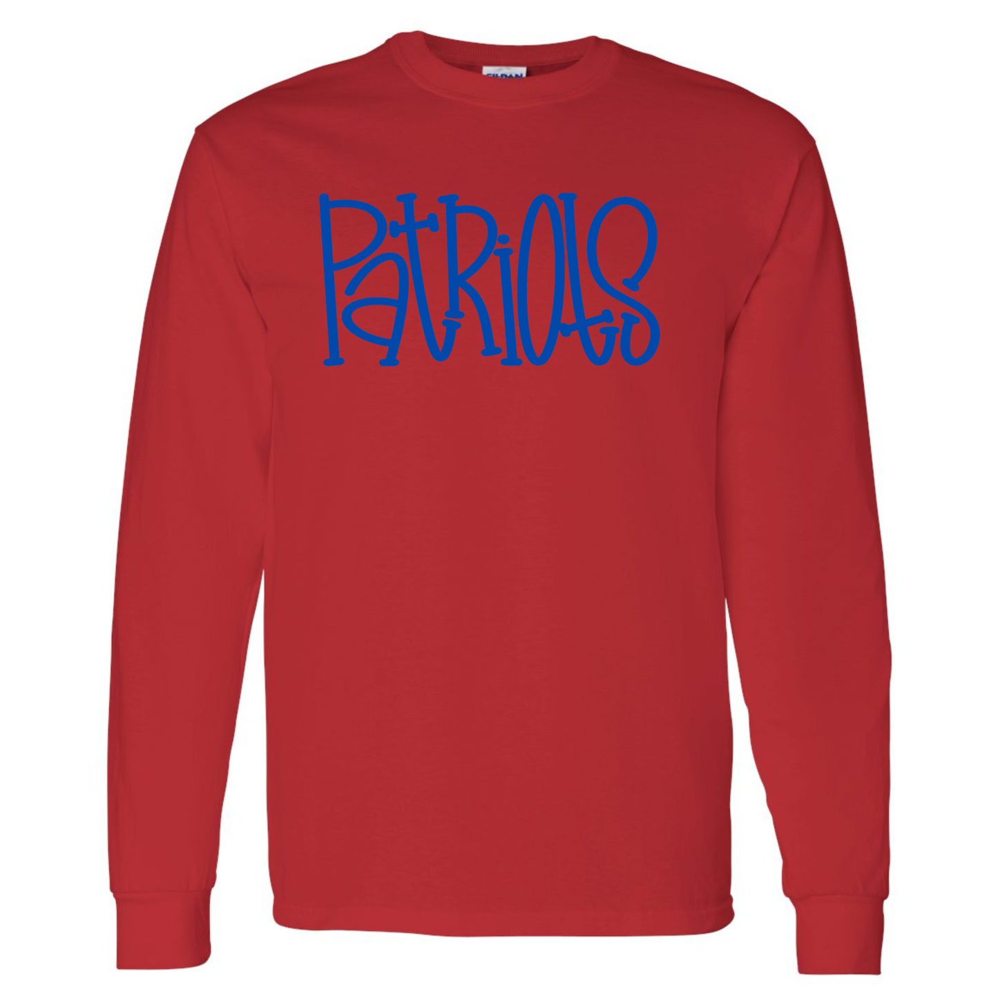 Patriots Hand Drawn Long Sleeve