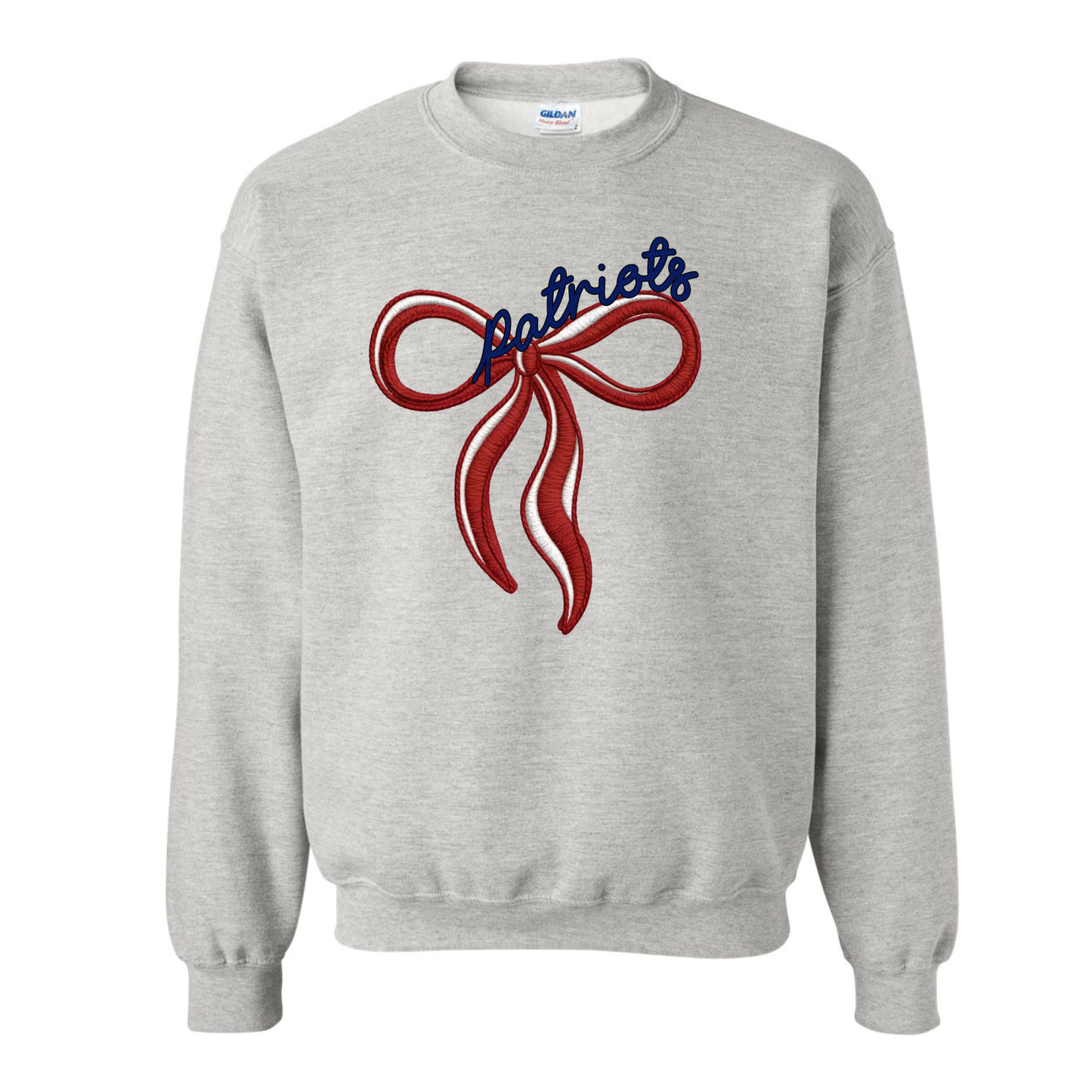 Patriots Bow Crewneck Sweatshirt