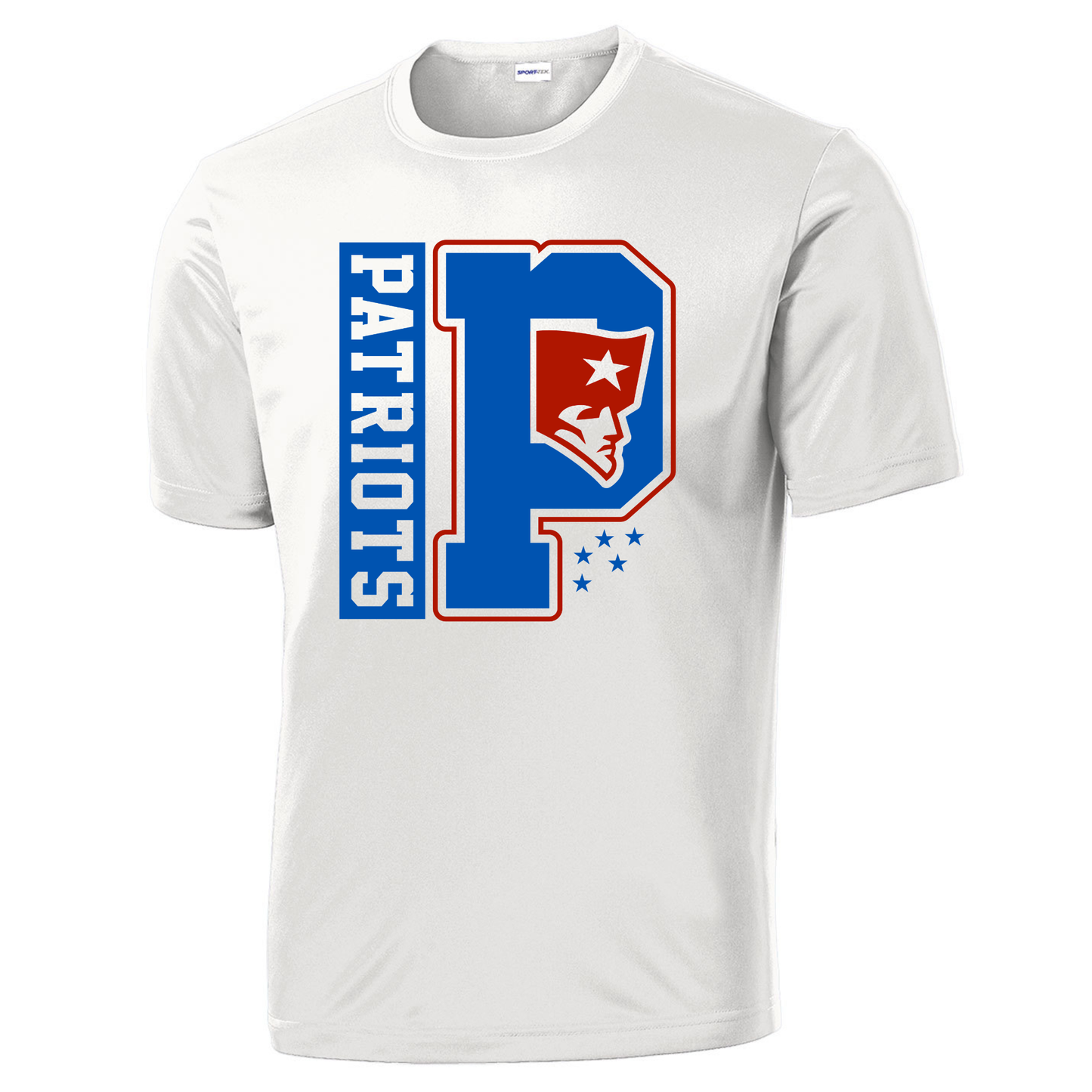 Patriots P Flying Elvis Slant Short Sleeve T-Shirt