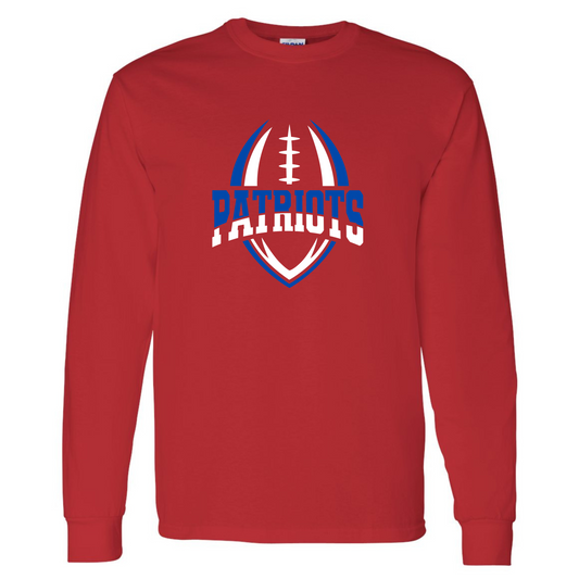 Patriots Split Football Cotton Long Sleeve