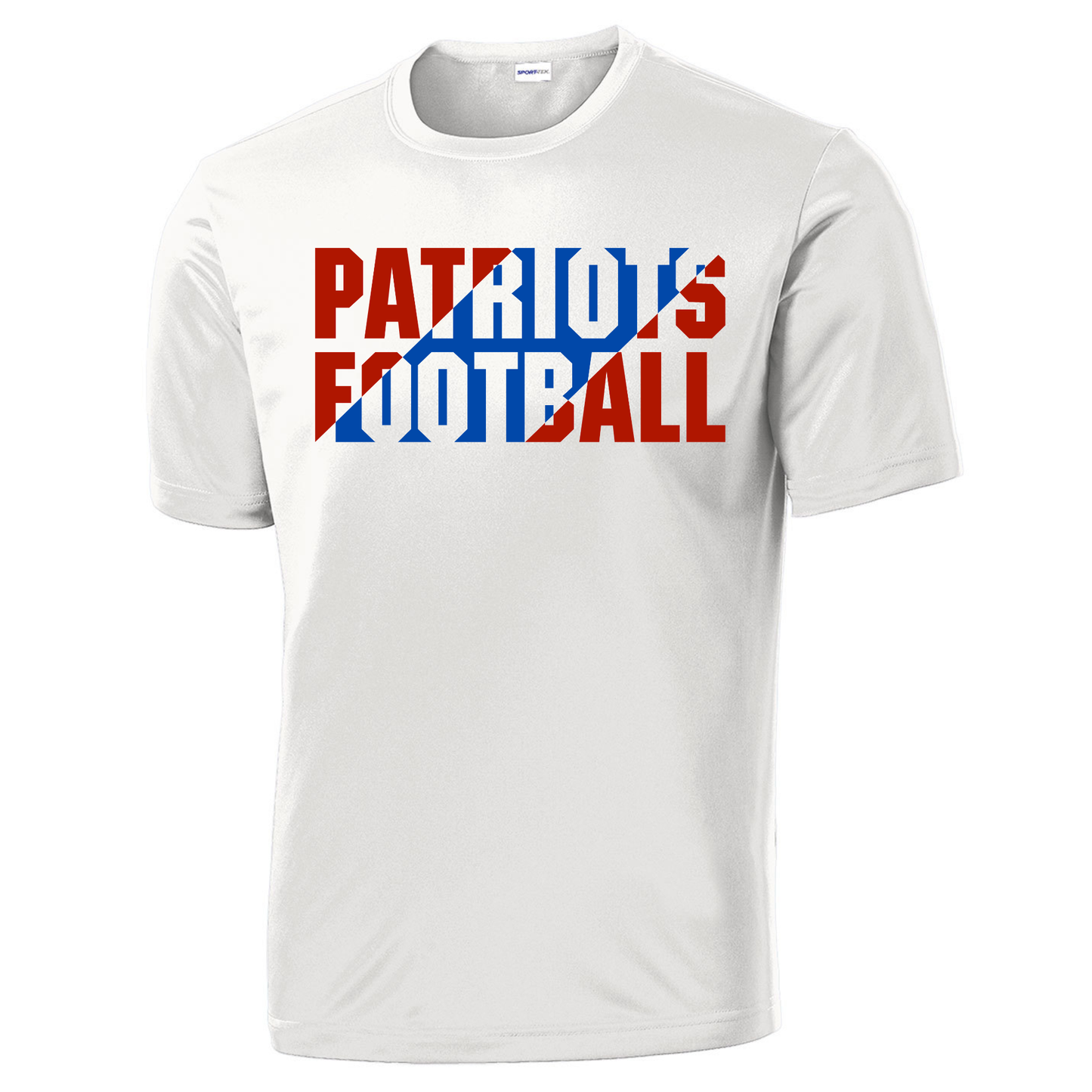Patriots Football Slant Short Sleeve T-Shirt