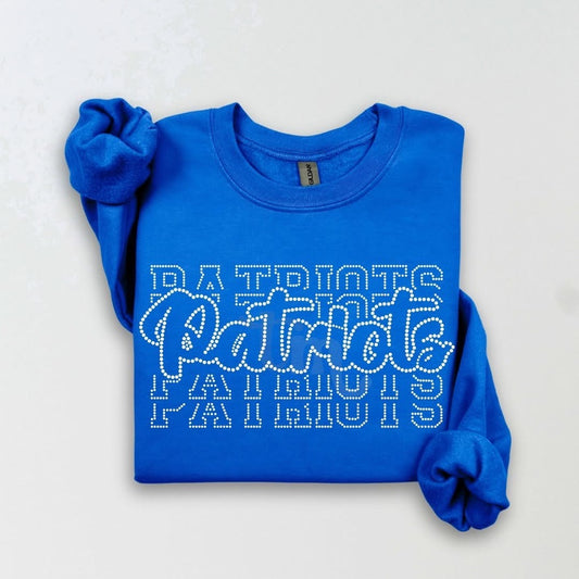 Patriots Stacked Bling