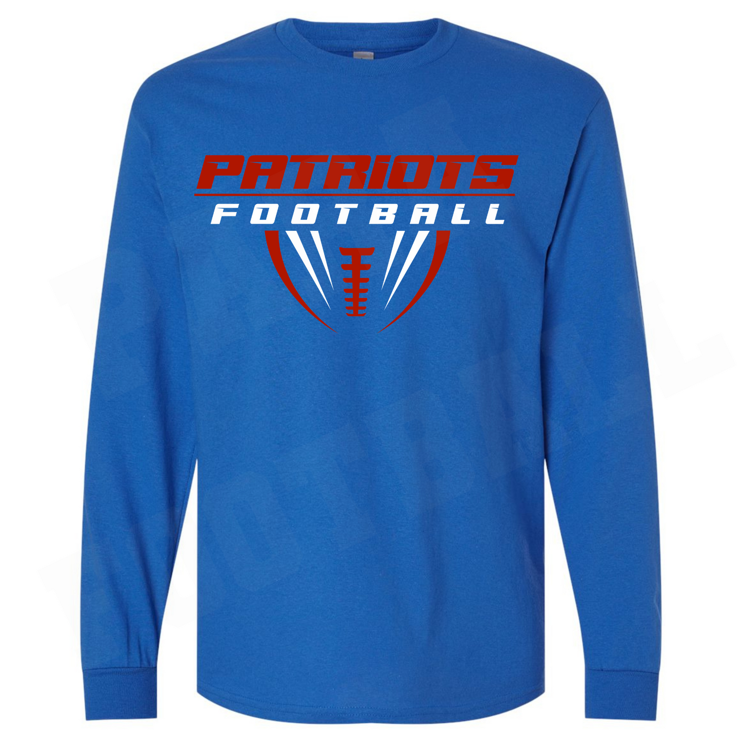 Patriots Half Football Cotton Long Sleeve