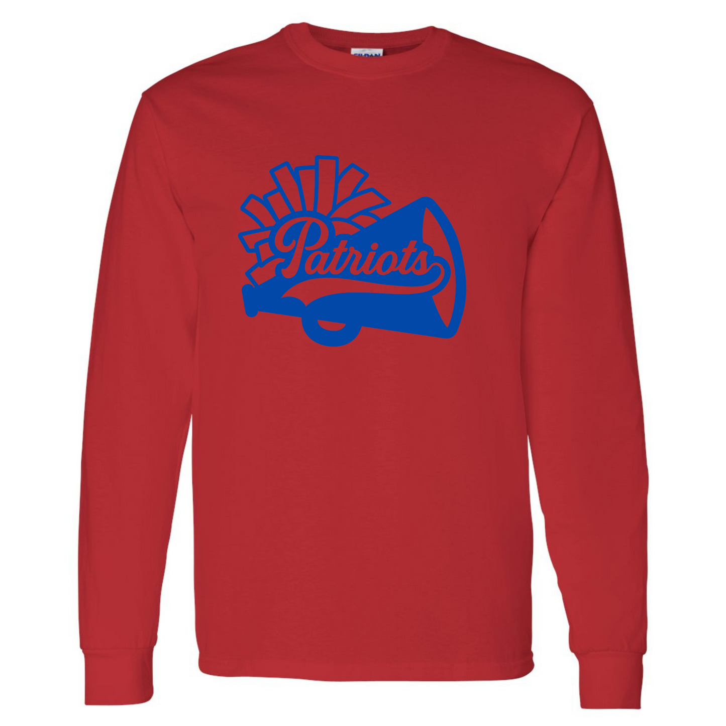 Patriots Cheer Pom + Megaphone Cotton Long Sleeve