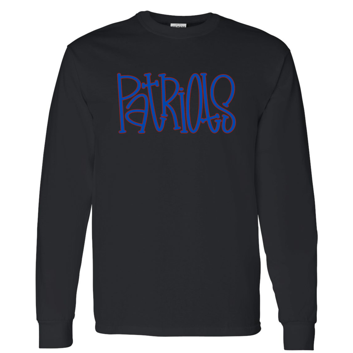 Patriots Hand Drawn Long Sleeve