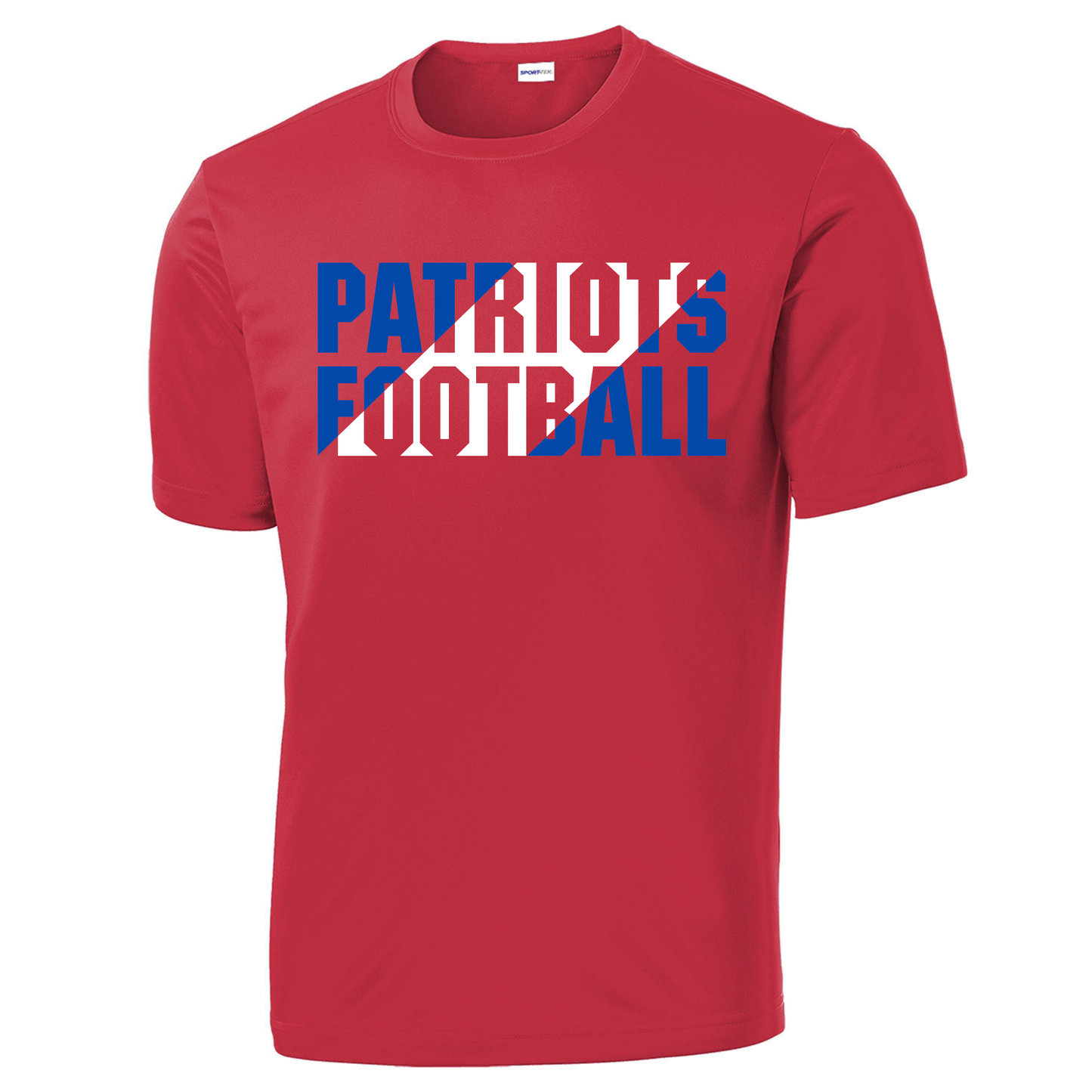 Patriots Football Slant Short Sleeve T-Shirt